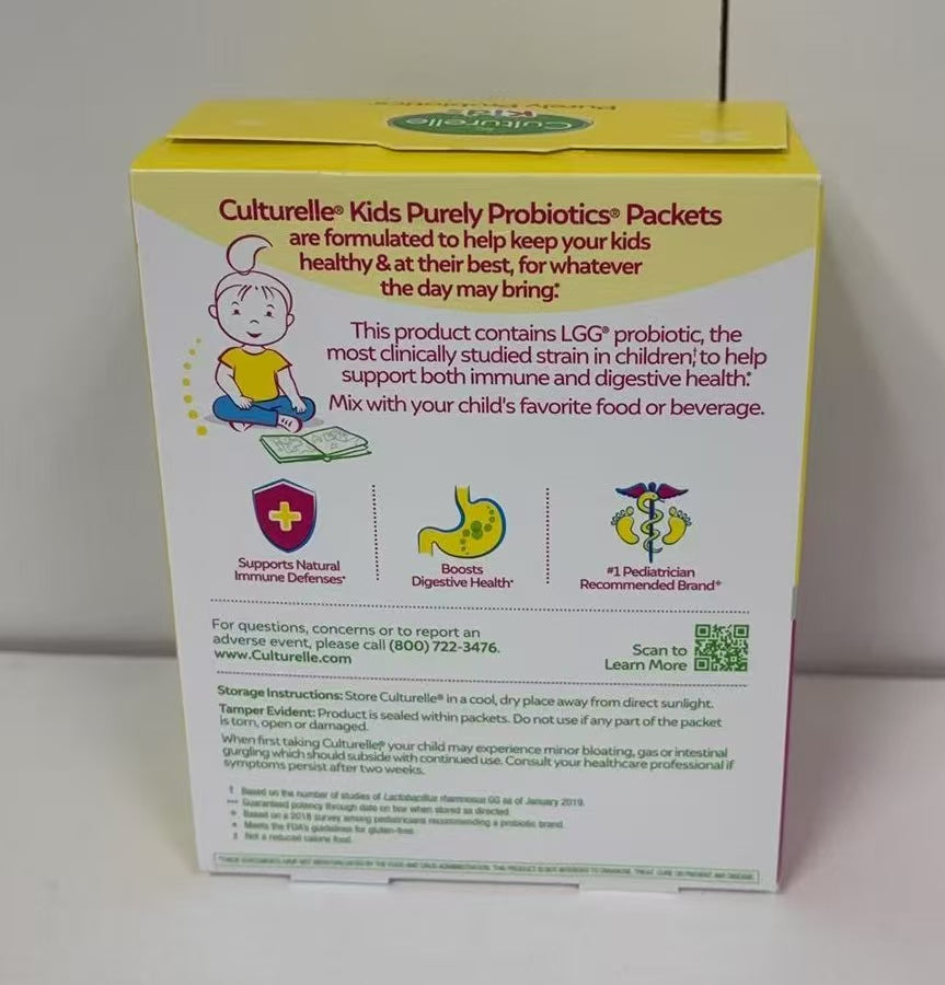 Culturelle Probiotics Kids Purely Probiotics Packets - 30 Counts