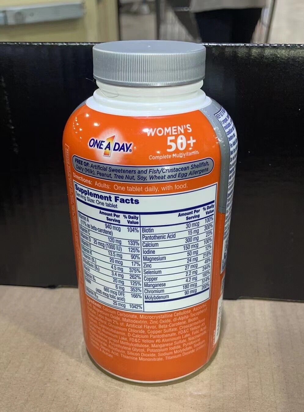 Bayer One A Day Women's 50+ Complete Multivitamin 300 Tablets