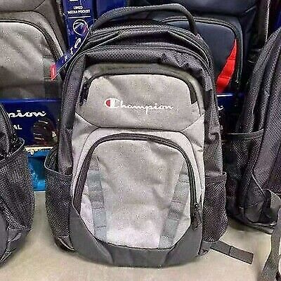 Champion Men's Sports Backpack Authentic Athleticwear-Blue/Grey