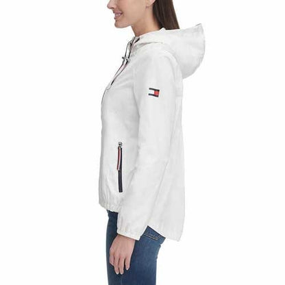 Tommy Hilfiger Women's Single-layer Jacket Spring/Autumn Hooded Windbreaker