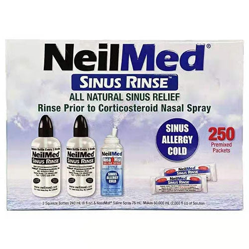 NeilMed Sinus Rinse Kit -250 Premixed Packets