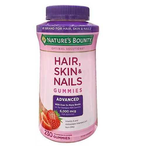 Nature's Bounty Hair, Skin and Nails Advanced, 230 Gummies