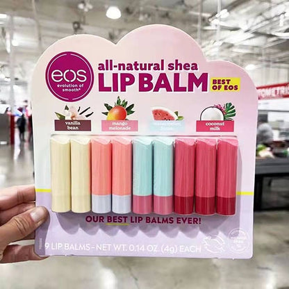 EOS 100% Natural Organic Lip Balm-9 Pack (0.14 Oz Each) 2 Versions