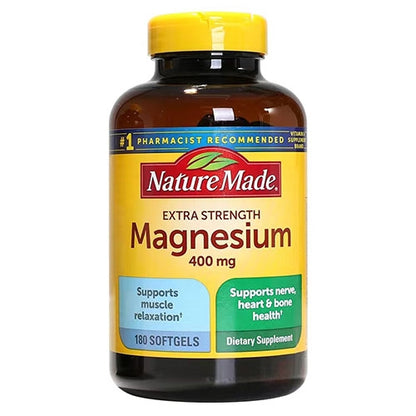 Nature Made Extra Strength Magnesium 400 mg., 180 Softgels
