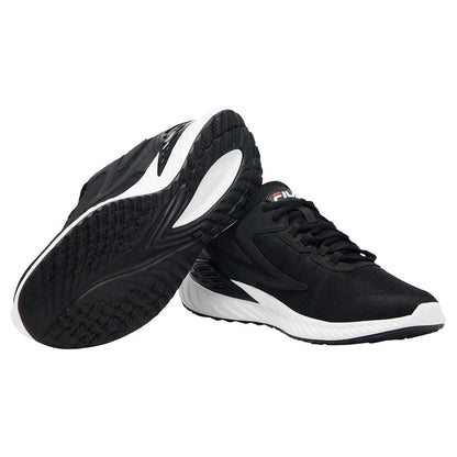 FILA Men's Mesh Gym Tennis Shoes Sneakers w/EVA & Energized Midsole-Black