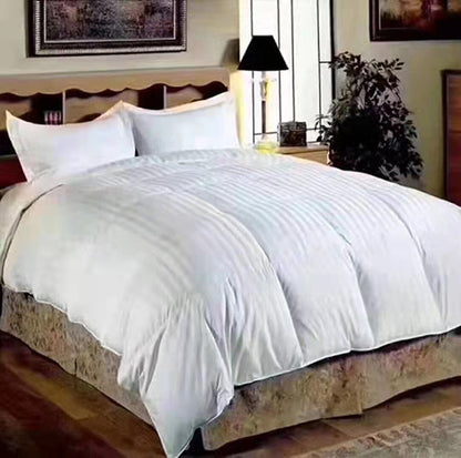 Hotel Grand WHITE DOWN Comforter Full/Queen 500 TC 650 FP 100% Cotton Cover