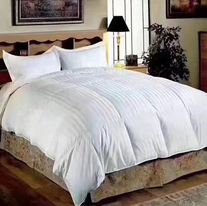 Hotel Grand White Down Comforter King 500TC 650 FP 100% Cotton Cover