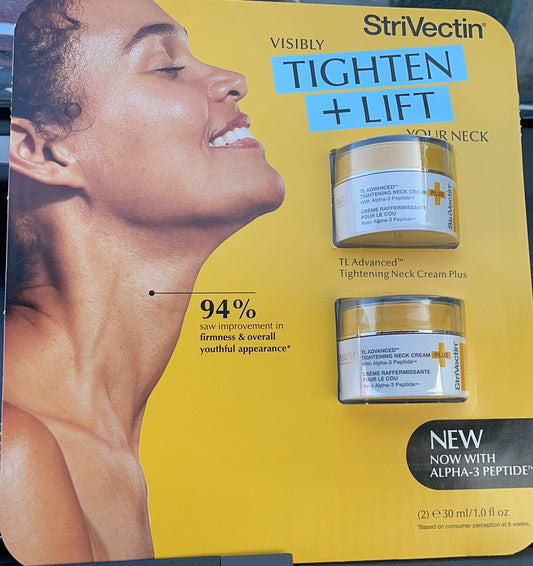 StriVectin TL Advanced Tightening Neck Cream PLUS - 1.0 OZ Each (2-Pack)