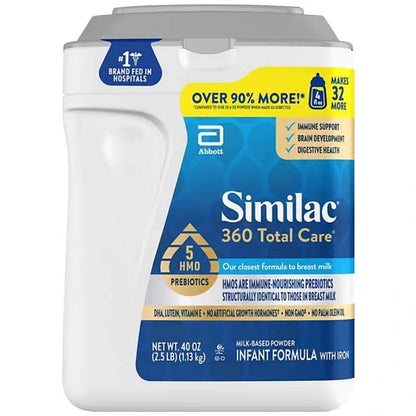 Abbott Similac 360 Total Care Infant Formula Powder-40 oz