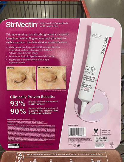 StriVectin Intensive Eye Concentrate For Wrinkles Plus Results in 5 Days 30+7ml