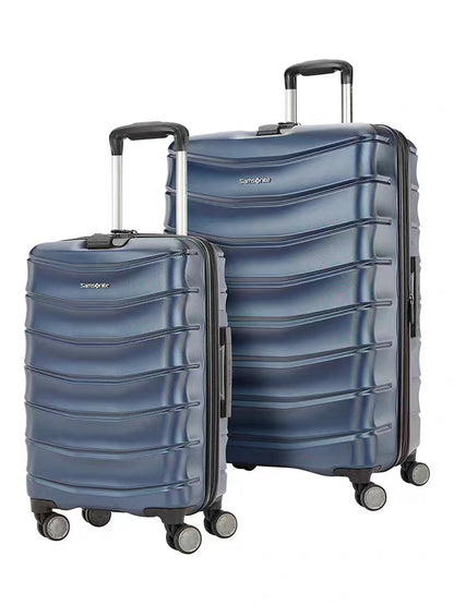 Samsonite Amplitude 2-Piece Hardside Luggage Set -Silver/Blue （20"+27"）