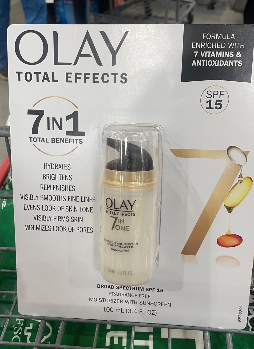 OLAY 7 in 1 Total Benefits Moisturizer With Sunscreen SPF 15- 3.4oz /100ml