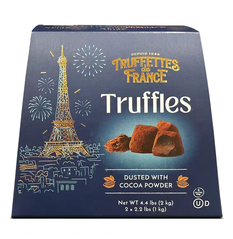 Truffettes De France Truffles Dusted With Cocoa Powder (2x 2.2 lb) 4.4 lb/2kg