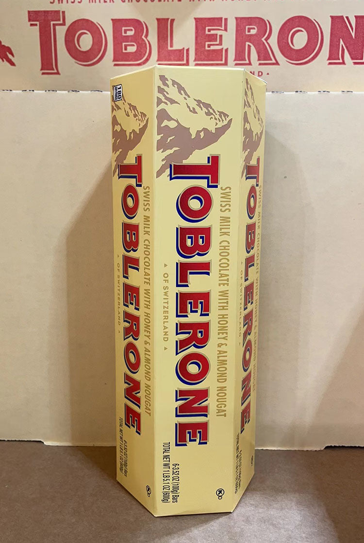 TOBLERONE Swiss Milk Chocolate With Honey & Almond Nougat -6 Bars*3.52OZ (100g)