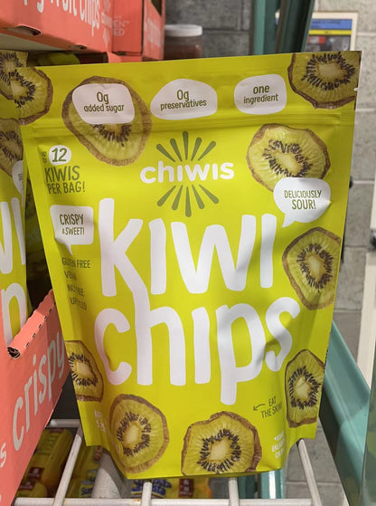 Chiwis Dried Kiwi Chips 5.29Oz 150g Gluten Free EXP 07/26/24