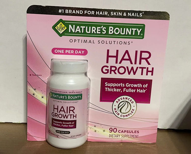 Nature's Bounty Optimal Solutions Hair Growth 90 Capsules