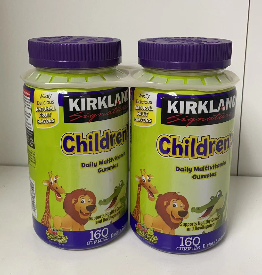 Kirkland Signature Children's Chewable Daily Multivitamin Gummies 160 Counts*2PK