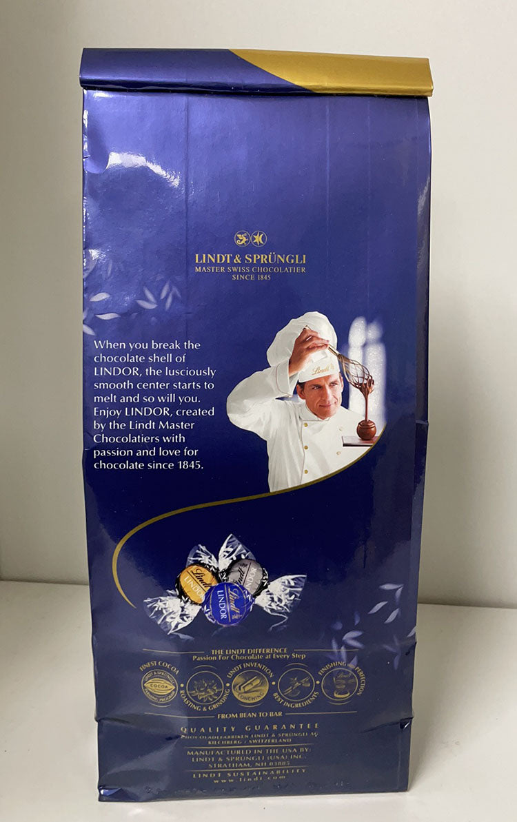 Lindt Lindor Assorted Dark Chocolate Truffles-21.2Oz/600g EXP. 09/2024