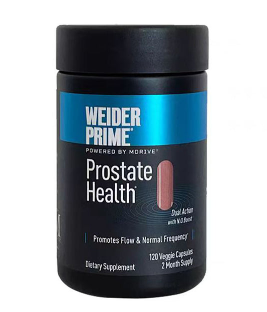 Weider Prime Prostate Health, Plant Based Ingredients, 120 Veggie Capsules