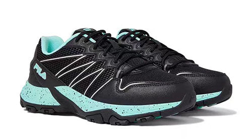 FILA Women's QUADRIX Trail Running Shoes Sneakers Black/Grey US Size 6-10