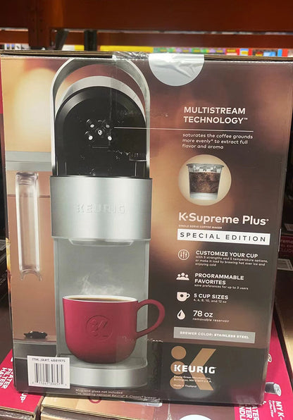 KEURIG K-Supreme Plus Special Edition Single Serve Coffee Maker Silver (4881975)