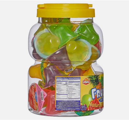 Fruzel Assorted Natural Fruit Jelly Cups, 38 CT / 51.15 oz---Fat Free!