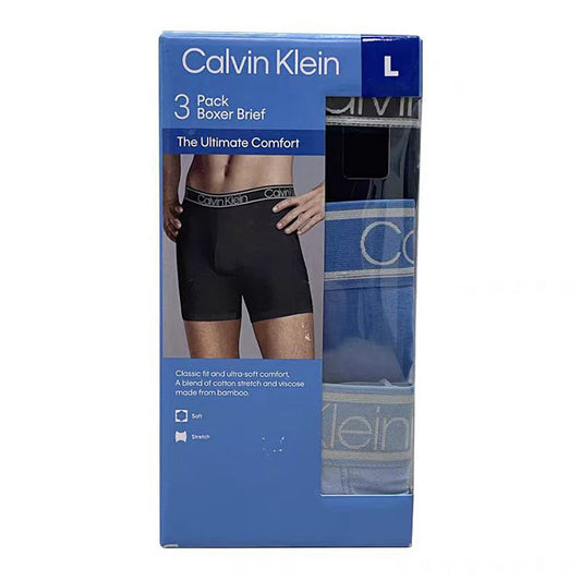 Calvin Klein Men's Boxer Briefs Underwear - 3 Pack