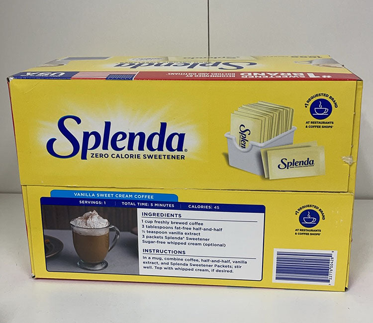 Splenda Zero Calorie Sweetener Packets, 1,000 ct EXP 03/2027