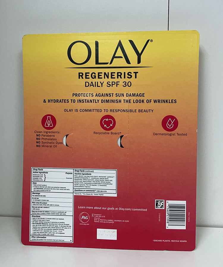 Olay Regenerist Hydrating Moisturizer With Sunscreen SPF30-2 Pack / 1.7 FL OZ