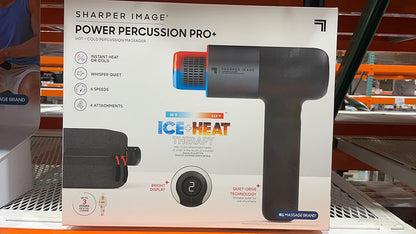 Sharper Image Power Percussion Pro+, Hot + Cold Deep Tissue Massager