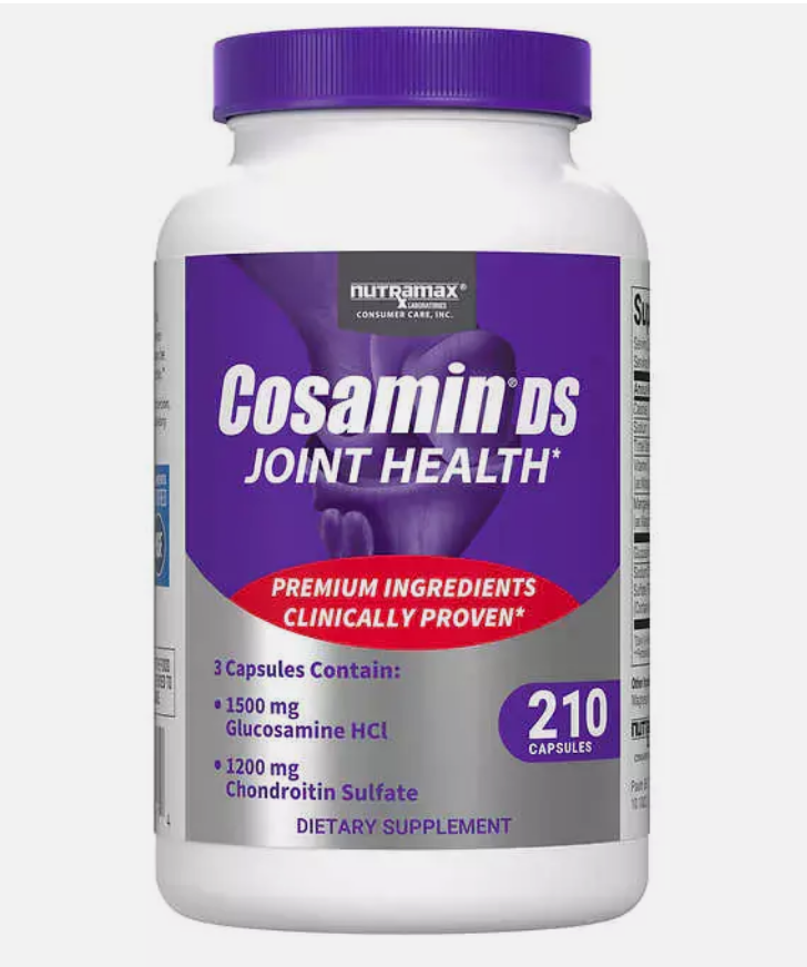 Cosamin DS Joint with Glucosamine & Chondroitin for Joint Health, 210 Capsules