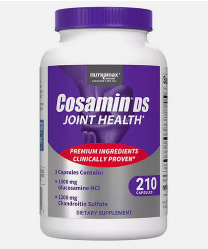 Cosamin DS Joint with Glucosamine & Chondroitin for Joint Health, 210 Capsules