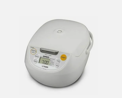 Tiger JBV-S10U 5.5-Cup Microcomputer Rice Cooker/Warmer - White / 120V