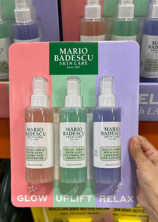 MARIO BADESCU SKIN CARE Facial Spray face mist Pack of 3 -6 OZ /177ml each