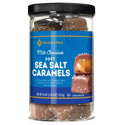 Member's Mark Milk Chocolate Sea Salt Caramels (36 oz/1.02kg)