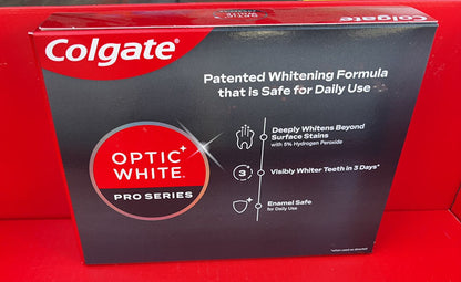 Colgate Optic White Pro Series Fluoride Toothpaste 3.3oz, 4-pack Exp 03/2025