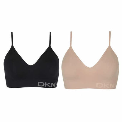 DKNY Seamless Bra 2-Pack Soft Stretch/Adjustable) Size S-XL