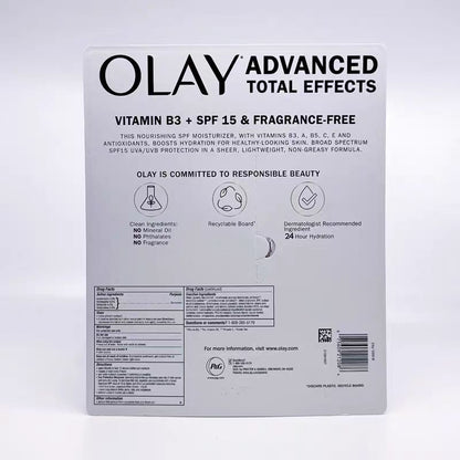 OLAY 7 in 1 Total Effects Facial Moisturizer With Sunscreen SPF 15- 3.4oz /100ml