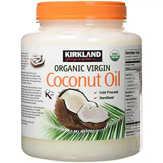 Kirkland Signature Organic Virgin Coconut Oil, 84 fl oz / 2.48L