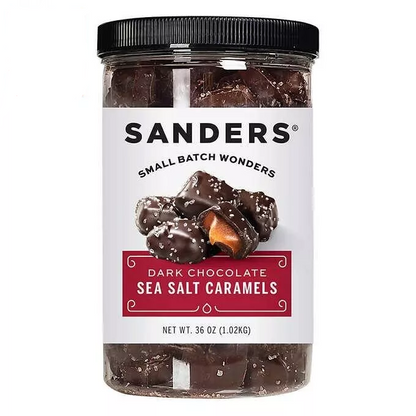 Sanders Dark Chocolate Sea Salt Caramels - 36 oz/1.02 kg