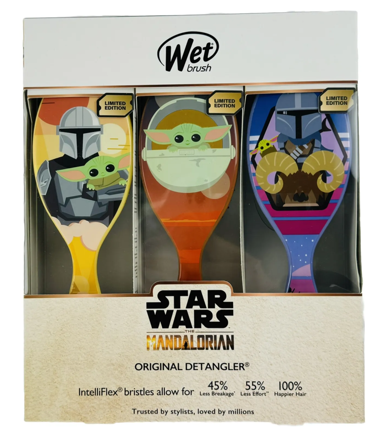 Wet Brush Limited Edition Star Wars Mandolorian Original Detangler For Hair-3PK