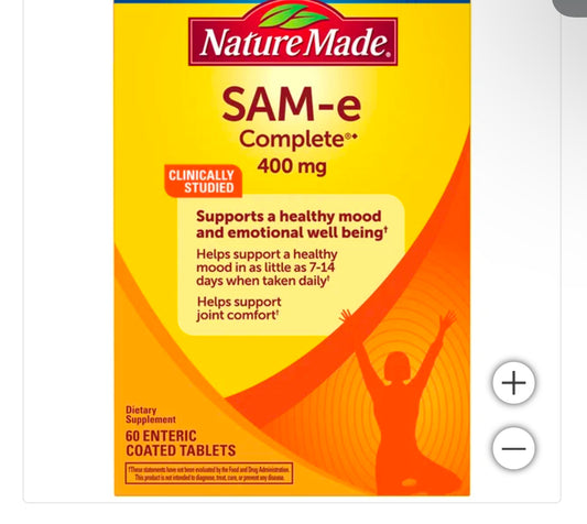 Nature Made SAM-e Complete 400mg 60 Tablets