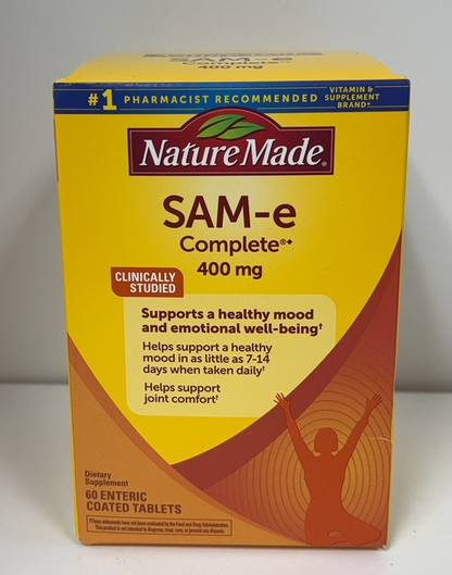 Nature Made SAM-e Complete 400mg 60 Tablets