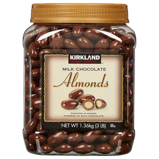 Kirkland Signature Milk Chocolate Covered Roasted Almonds 3lb / 1.36kg