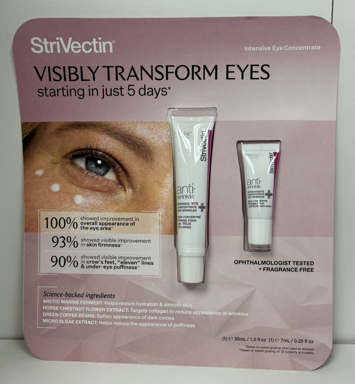 StriVectin Anti-Wrinkle Intensive Eye Concentrate 1 Fl Oz + 0.25 Fl Oz