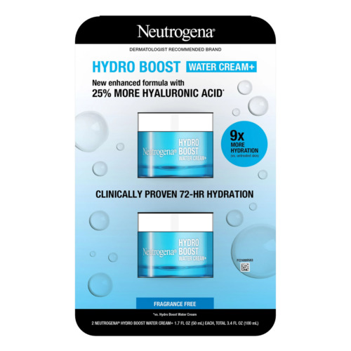 Neutrogena Hydro Boost Water Cream Fragrance-Free 1.7 fl oz/50 ml Each