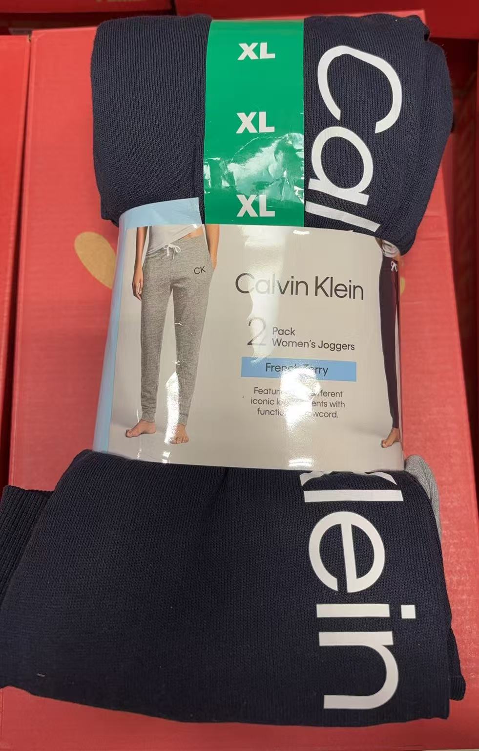 Calvin Klein 2 Pack Women's French Terry Joggers Pants Size S-XL