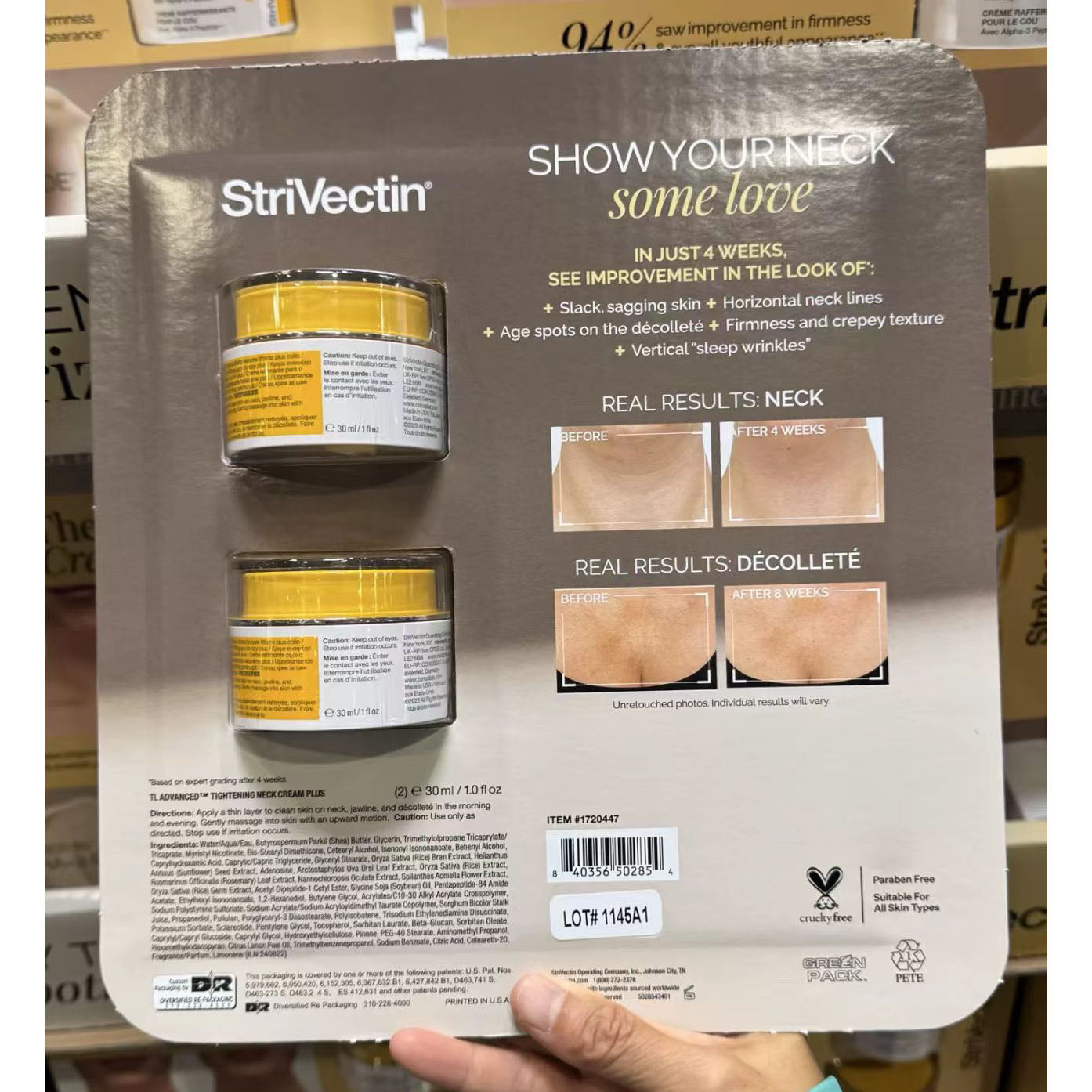 StriVectin TL Advanced Tightening Neck Cream PLUS - 1.0 fl oz (2-Pack)