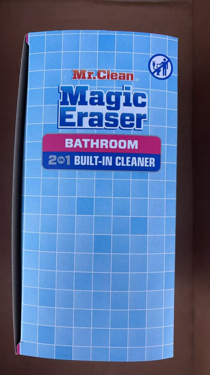 Mr. Clean Magic Eraser Bathroom 2 in 1 Built-in Cleaner 11 Pads