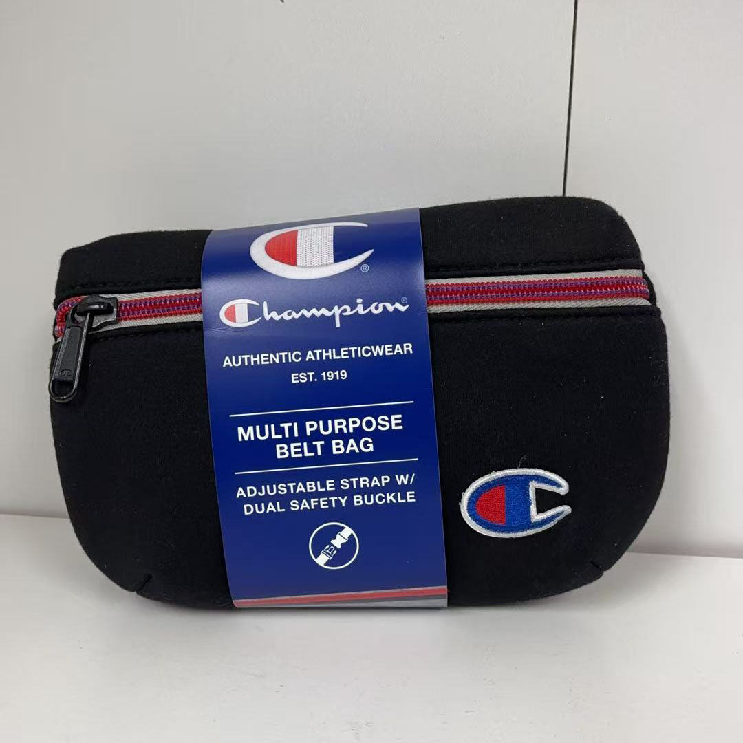 Champion Multi Purpose Belt Bag With Adjustable Strap Black / Grey